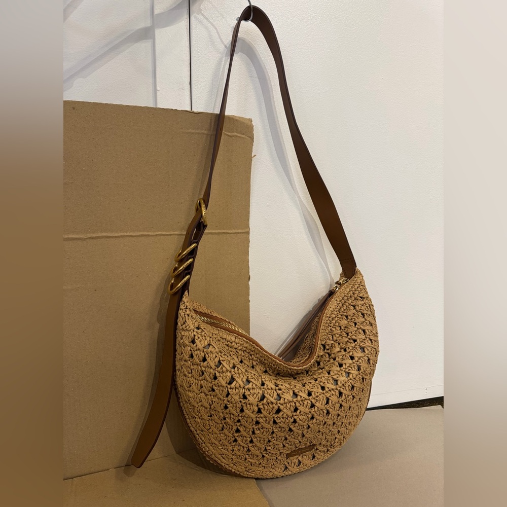 Rag & Bone Mercer Medium Hobo Straw